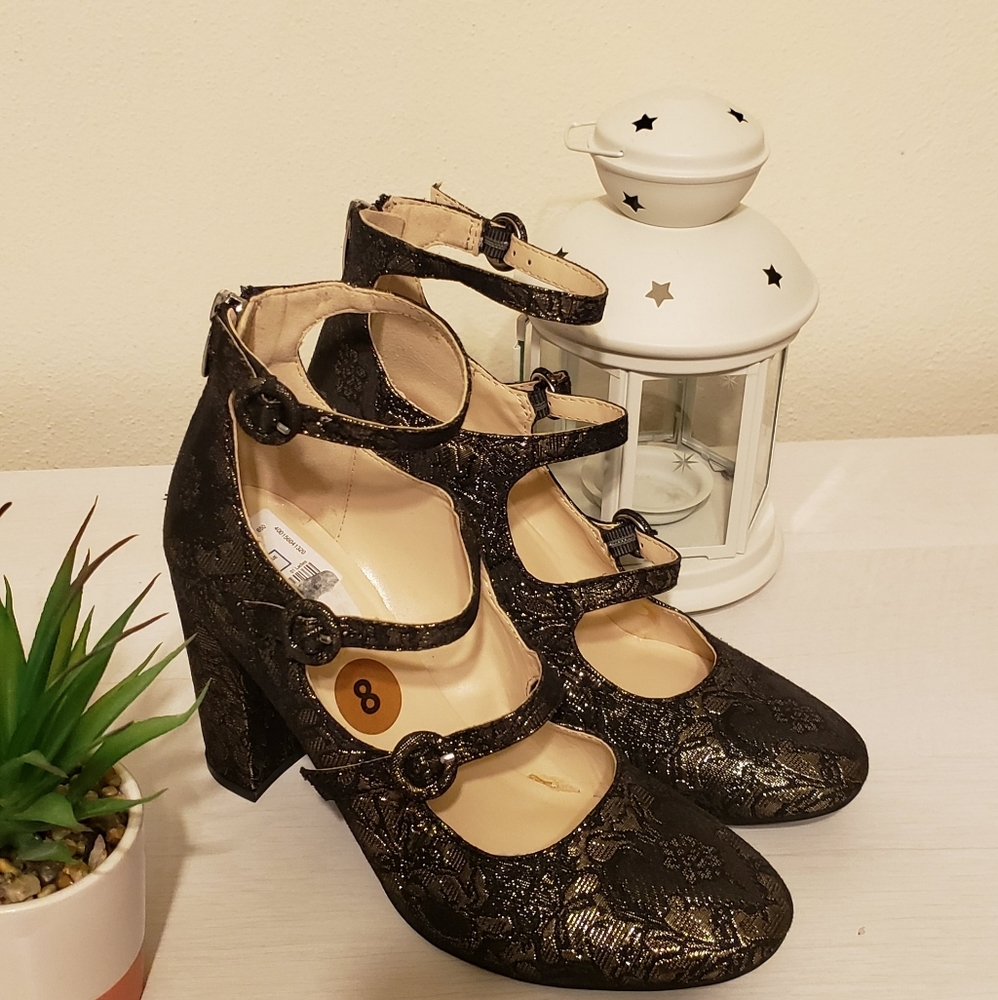 Marc Fisher 3 Buckle Heels